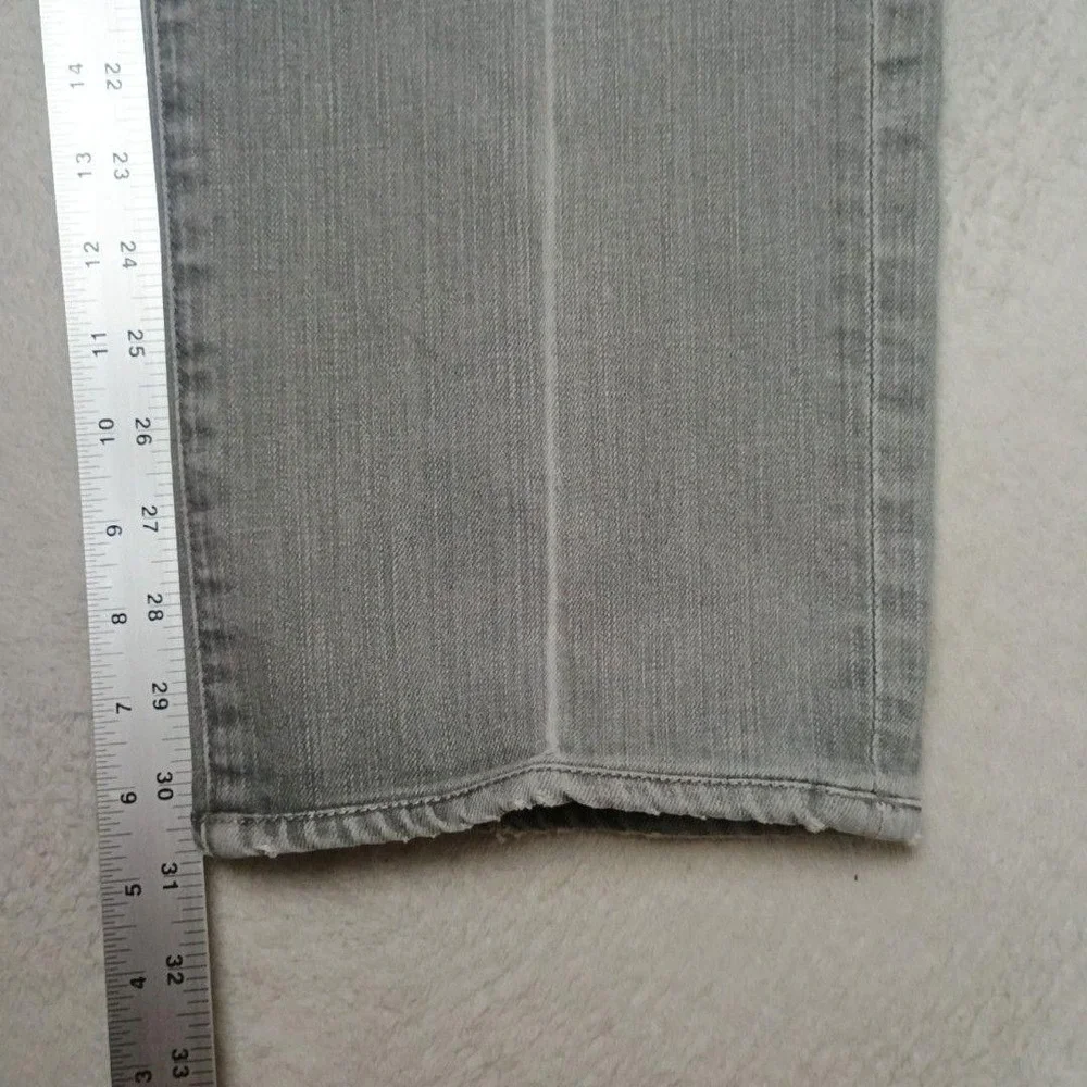 AG Adriano Goldschmied Jeans Mens 33x31 Gray The Graduate Slim Straight Wash USA